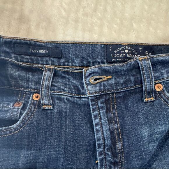 Lucky Brand Easy Rider Denim Blue Jeans Bootcut Size 8 8A - Picture 7 of 8